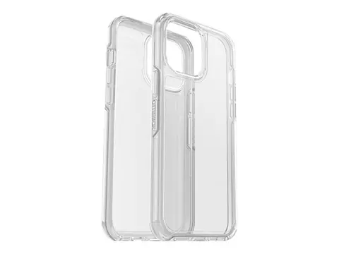 OtterBox Symmetry Series Clear - Baksidedeksel for mobiltelefon polykarbonat, syntetisk gummi - blank - for Apple iPhone 13 Pro Max