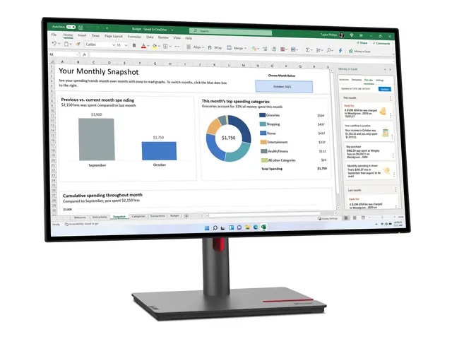 Lenovo ThinkVision P27h-30 - LED-skjerm 27" 2560 x 1440 QHD @ 60 H...