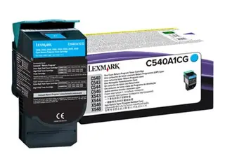 Lexmark - Cyan - original - tonerpatron LCCP, LRP for Lexmark C540, C543, C544, C546, X543, X544, X546, X548