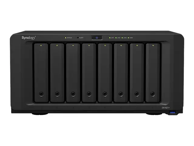 Synology Disk Station DS1821+ - NAS-server 8 brønner SATA 6Gb/s RA...