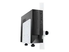 Neomounts THINCLIENT-10 - Monteringskomponent (holder) for tynnklient - sølv - stangmontering