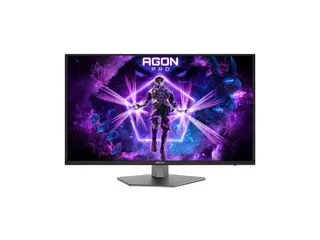 AOC AGON PRO AG326UD - OLED-skjerm - gaming 32" (31.5" synlig) - 3840 x 2160 4K UHD (2160p) @ 165 Hz - 250 cd/m² - 15000000:1 - DisplayHDR 400 True Black - 0.03 ms - 2xHDMI, DisplayPort - høyttalere - mørk grå