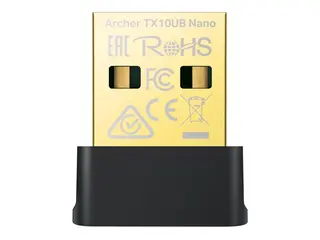 TP-Link Archer TX10UB Nano V1 - Nettverksadapter USB 2.0 - Wi-Fi 5, Wi-Fi 6, Bluetooth 5.3
