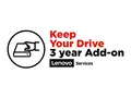 Lenovo Keep Your Drive Add On - Utvidet serviceavtale 3 &#229;r - for K14 Gen 1; ThinkBook 14 G5 IRL; 14 G6 ABP; 16 G6 ABP; ThinkCentre neo 30a 22