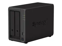 Synology Disk Station DS723+ - NAS-server 2 br&#248;nner - RAID JBOD, 0, 1 - RAM 2 GB - Gigabit Ethernet - iSCSI st&#248;tte