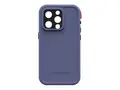 OtterBox FRE - Beskyttende vanntett eske for mobiltelefon MagSafe-samsvar - 50 % resirkulert plast - valor - for Apple iPhone 14 Pro