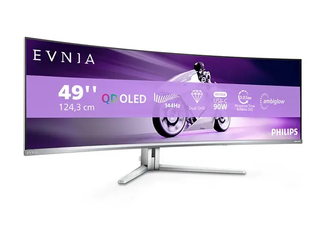 Philips Evnia 8000 49M2C8900L - OLED-skjerm gaming kurvet 49" (48....