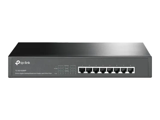 TP-Link TL-SG1008MP - Switch - ikke-styrt - 8 x 10/100/1000 (PoE+)...