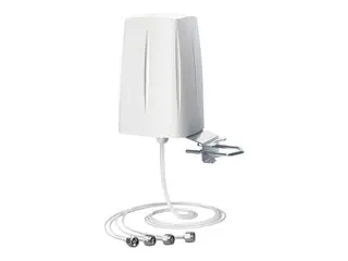 QuWireless QuOmni 7V-4 - Antenne - Kuppel Wi-Fi - 6 dBi (for 2,4 - 2,5 GHz), 7,5 dBi (for 5 GHz), 7,5 dBi (for 7 GHz) - rundtstrålende - innendørs / utendørs