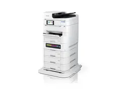 Epson WorkForce Pro EM-C8101RDWF Multifunksjonsskriver - farge - ink-jet - A3 (medie) - opp til 22 spm (kopiering) - opp til 26 spm (trykking) - 400 ark - 33.6 kbps - USB 2.0, USB 2.0 vert, Gigabit LAN, Wi-Fi(ac)