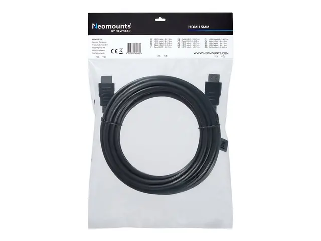 Neomounts - HDMI-kabel HDMI hann til 5 m svart