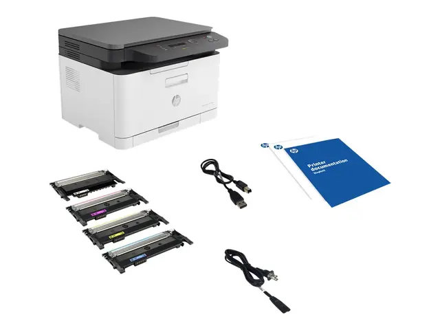 HP Color Laser MFP 178nw - Multifunksjonsskriver - farge - laser -...