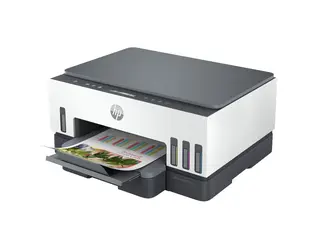 HP Smart Tank 7005 All-in-One - Multifunksjonsskriver farge - ink-jet - påfyllbar - Letter A (216 x 279 mm)/A4 (210 x 297 mm) (original) - A4/Legal (medie) - opp til 15 spm (trykking) - 250 ark - USB 2.0, Wi-Fi(ac), Bluetooth
