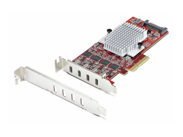 StarTech.com 4-Port USB Type-C PCIe Card, USB-C 10Gb, 4x Controlle...