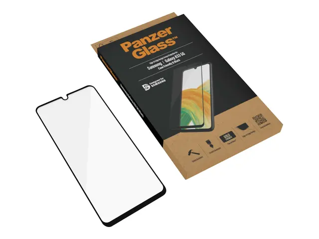 PanzerGlass - Skjermbeskyttelse for mobiltelefon - glass - rammefa...