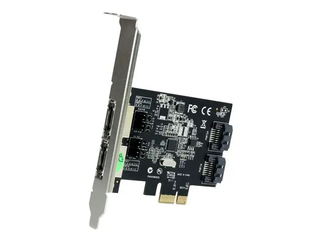 StarTech.com 2 Port PCI Express SATA 6 Gbps eSATA Controller Card ...
