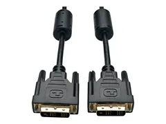 Eaton Tripp Lite Series DVI Single Link Cable, Digital TMDS Monitor Cable (DVI-D M/M), 10 ft. (3.05 m) DVI-kabel - DVI-D (hann) til DVI-D (hann) - 3 m - formst&#248;pt