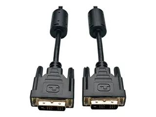 Eaton Tripp Lite Series DVI Single Link Cable, Digital TMDS Monitor Cable (DVI-D M/M), 10 ft. (3.05 m) DVI-kabel - DVI-D (hann) til DVI-D (hann) - 3 m - formst&#248;pt