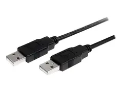 StarTech.com 2m USB 2.0 A to A Cable - M/M 2m USB 2.0 aa Cable - USB a male to a male Cable (USB2AA2M) - USB-kabel - USB (hann) til USB (hann) - USB 2.0 - 2 m - svart - for P/N: SV231HDMIUA