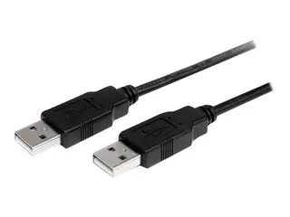 StarTech 2m USB 2.0 A to A Cable - M/M - 2m USB 2.0 aa Cable USB a male to a male Cable (USB2AA2M) - USB-kabel - USB (hann) til USB (hann) - USB 2.0 - 2 m - svart - for P/N: SV231HDMIUA