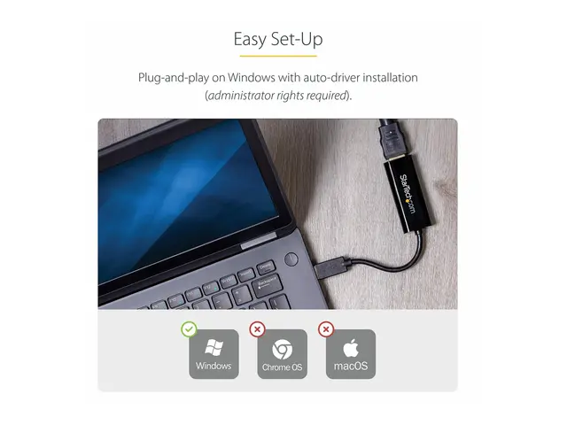 StarTech.com USB 3.0 to HDMI Adapter, 1080p (1920x1200), Slim/Comp...