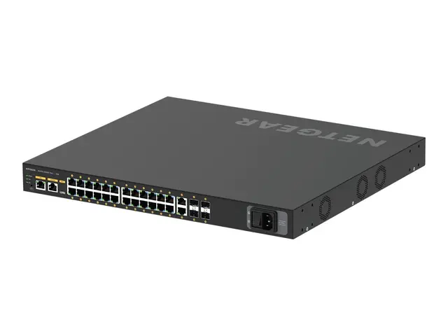 NETGEAR AV Line M4250-26G4XF-PoE+ - Switch - L3 - Styrt - 24 x 10/...