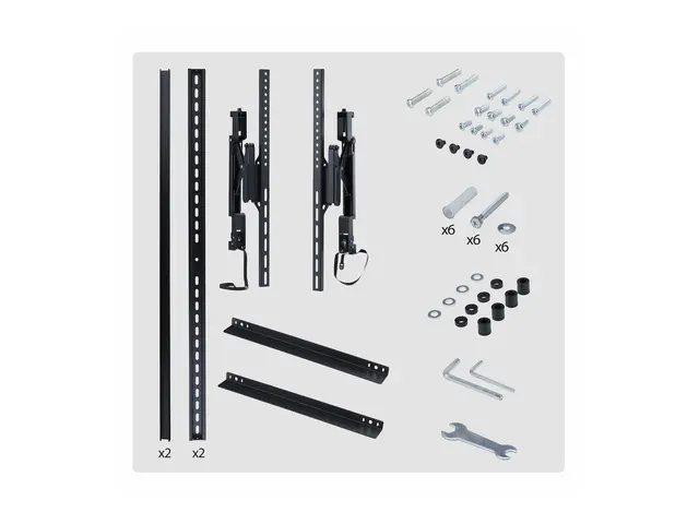 Startech monteringssett - utvidbar - for flatpanel - UL listed, fo...