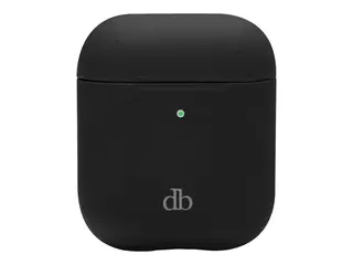 dbramante1928 Costa Rica - Boksdeksel for ladeboks for tådløse ørepropper resirkulert plast, silikon - nattsvart - for Apple AirPods (2. generasjon)