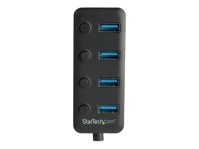 StarTech.com 4 Port USB 3.0 Hub, USB-A to 4x USB 3.0 Type-A with I...