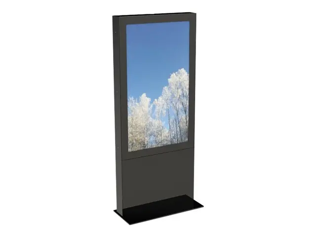 HI-ND Single Totem Touch 55" - Stativ for LCD-skjerm svart skjerms...
