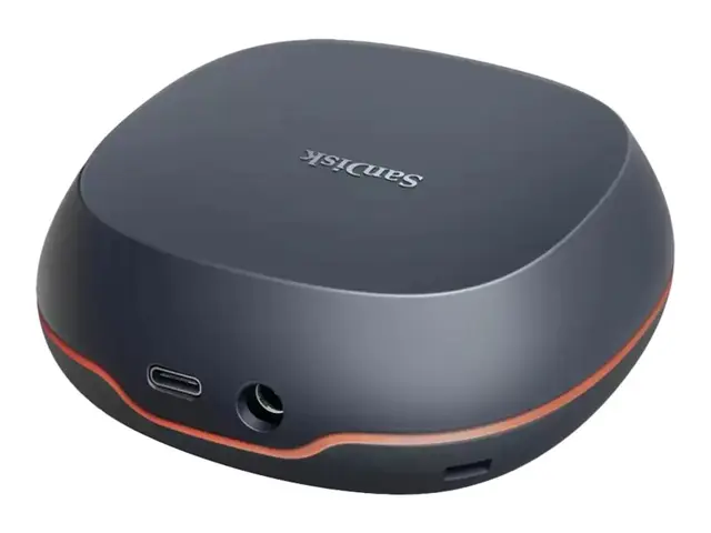 SanDisk Desk Drive - SSD 4 TB ekstern (bærbar) USB 3.2 Gen 2 (USB-...