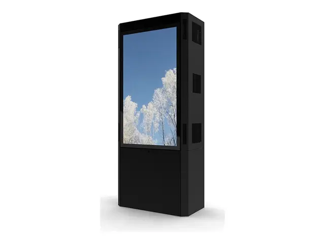 HI-ND Totem - Stativ for digitalsignerings-LCD-panel utendørs, tos...
