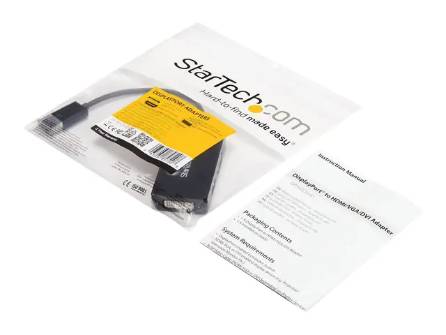 StarTech.com 3 in 1 DisplayPort Multi Video Adapter Converter - 10...