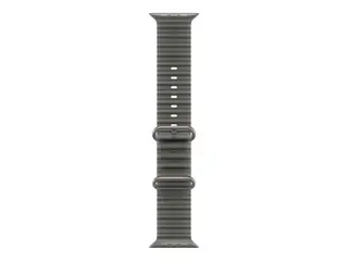 Apple - Bånd for smart armbåndsur - 49 mm, naturlig titanfinish 130 - 200 mm - gjennomskinnelig sort