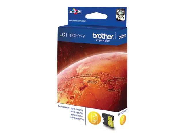 Brother LC1100HYY - Høy ytelse - gul - original - blekkpatron - fo...