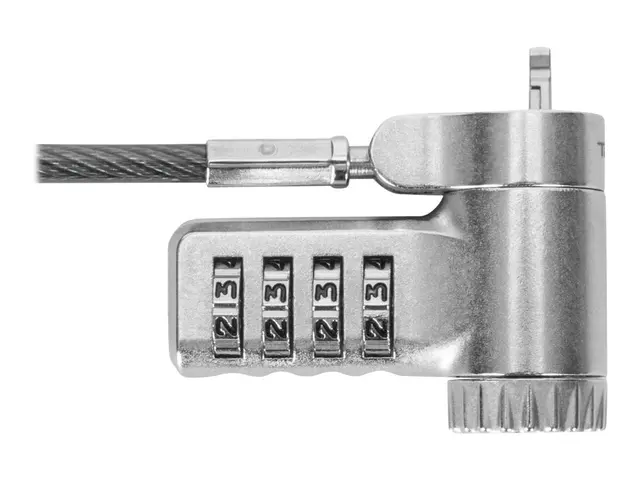 Targus DEFCON - Sikkerhetskabellås sølv 2 m