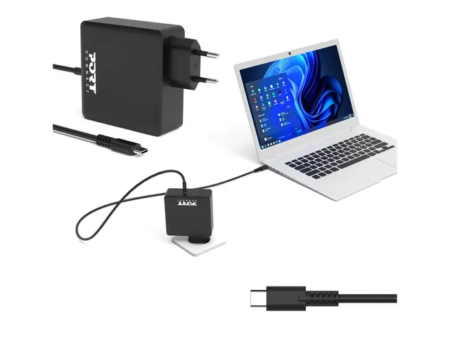 PORT Connect - Retail strømadapter AC 100-240 V 65 watt Europa