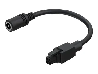 Teltonika - Str&#248;madapter - 5,5 x 2,1 mm DC-jakk (hunn) til 4-stiftskontakt (3 mm grad) (hann) 10 cm - for Teltonika RUT200, RUT300, RUT360, RUT951, RUT956, RUTX12, RUTX14, TCR100, TSW100, TSW110