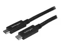StarTech.com USB C to UCB C Cable 3 ft / 1m - M/M - USB 3.0 (5Gbps) - USB C Charging Cable - USB Type C Cable - USB-C to USB-C Cable (USB315CC1M) - USB type C-kabel - USB-C til USB-C - 1 m