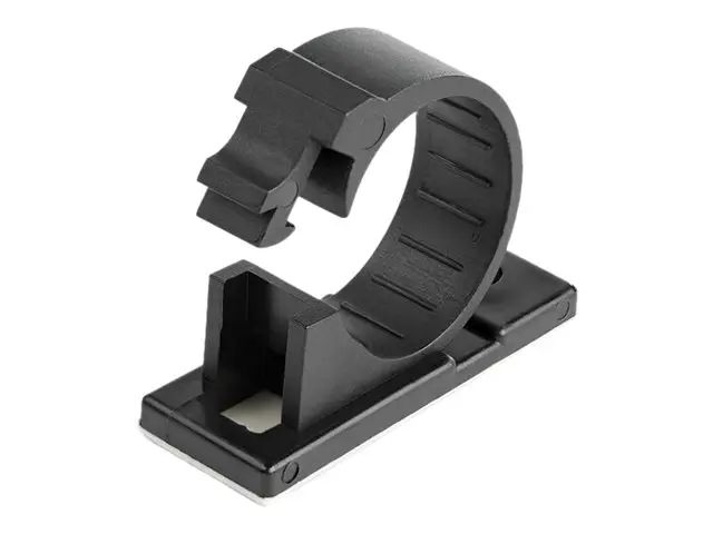 StarTech.com 100 Adhesive Cable Management Clips Black, Network/Et...