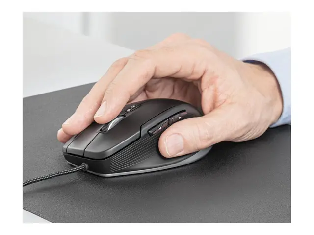 3Dconnexion CadMouse Compact - Mus - ergonomisk - høyrehendt - opt...