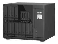 QNAP TVS-H1677AX - NAS-server - 16 brønner SATA 6Gb/s / U.2 - RAID 0, 1, 5, 6, 10, 50, 60 - RAM 16 GB - 2.5 Gigabit Ethernet / 10 Gigabit Ethernet - iSCSI støtte