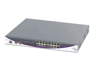 Allied Telesis Extricom MS-1000 - Switch Styrt - 16 x 10/100/1000 (PoE) + 2 x kombo for Gigabit Ethernet/Gigabit SFP - stasjonær, rackmonterbar - PoE