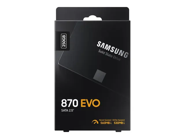 Samsung 870 EVO MZ-77E250B - SSD kryptert 250 GB intern 2.5" SATA ...