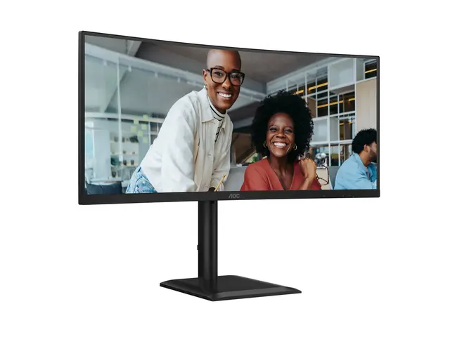 AOC CU34E4CV - LED-skjerm kurvet USB 34" 3440 x 1440 UWQHD @ 120 H...