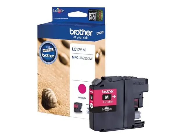 Brother LC12EM - XL Capacity - magenta - original - blekkpatron - ...