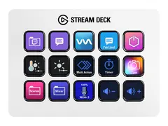 CORSAIR Stream Deck MK.2 - Tastegruppe - bakbelysning USB - hvit