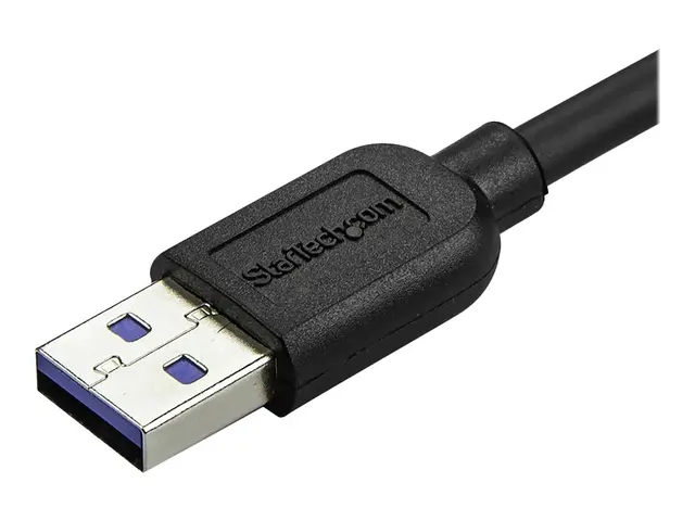 StarTech.com 0.5m 20in Slim Micro USB 3.0 Cable M/M - Right-Angle ...