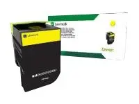 Lexmark X317 - Gul original tonerpatron LCCP, LRP for CS317dn, CS4...