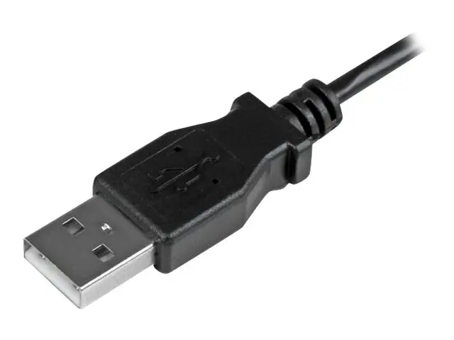 StarTech.com Left Angle Micro USB Cable - 1 ft / 0.5m 90 degree Co...